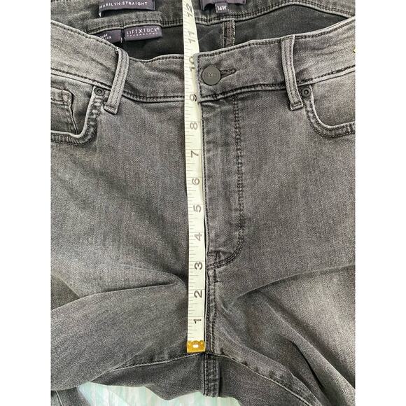 NOT YOUR DAUGHTERS JEANS NYJD  Marilyn Straight Ankle Jeans Size 14W - Picture 10 of 11